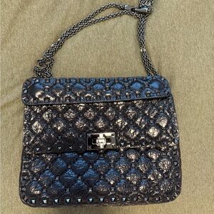 VALENTINO MEDIUM NAPPA ROCKSTUD SPIKE BAG